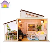 DIY Træ Dollhouse Møbel Doll House Room