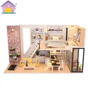 Moderne Miniature DIY dukkehus